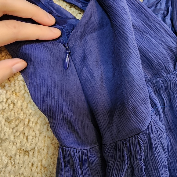 Zara Blue cocktail mini dress - Picture 4 of 8